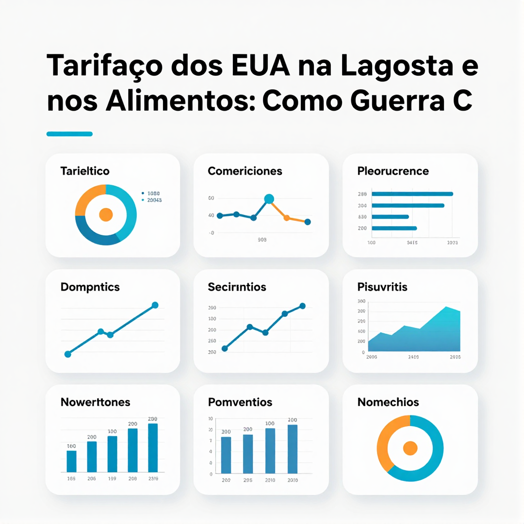 Infográfico - Tarifaço dos EUA na Lagosta e nos Alimentos: Como a Guerra Comercial Ameaça a Nutrição Brasileira e a Saúde Preventiva