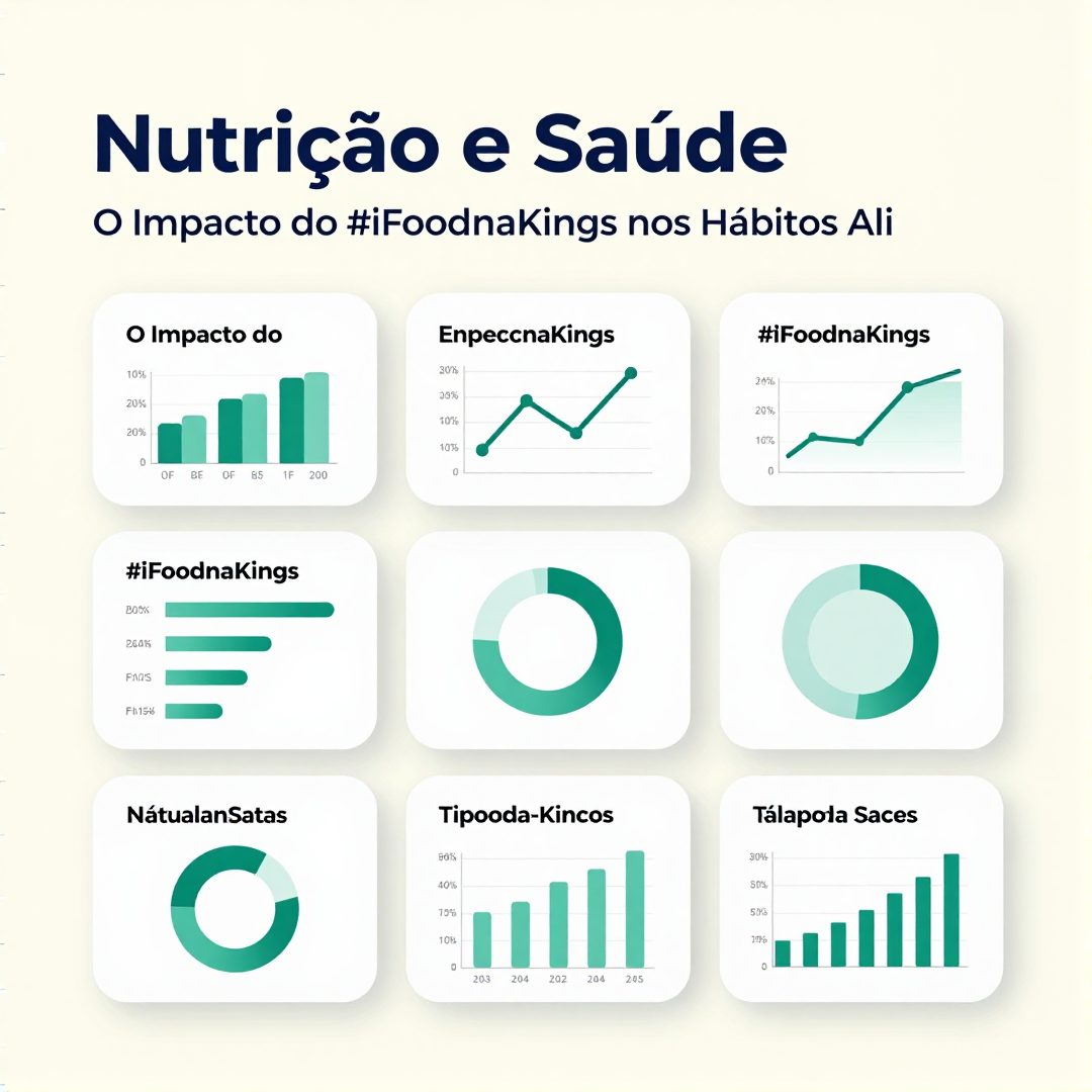 Infográfico - Nutrição e Saúde: O Impacto do #iFoodNaKings nos Hábitos Alimentares dos Brasileiros