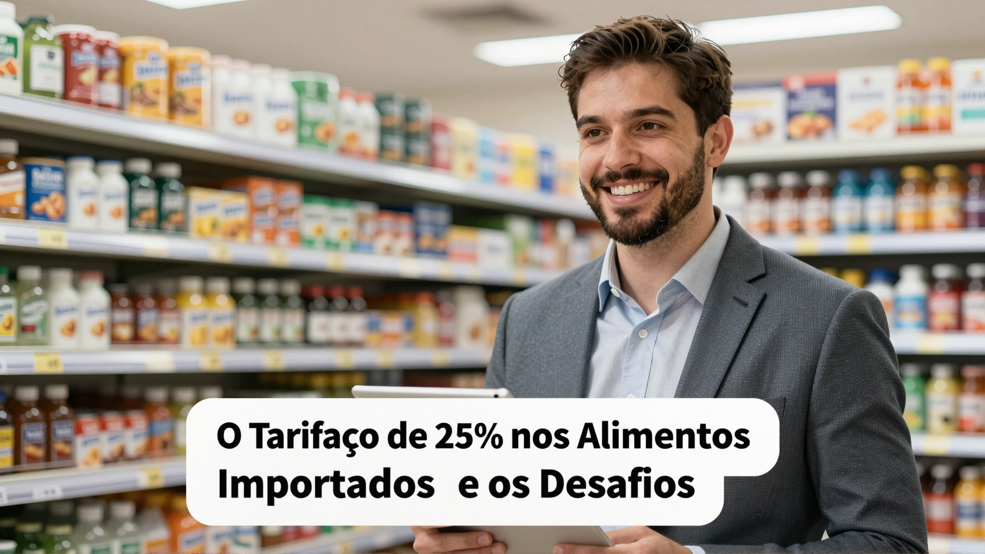 O Tarifaço de 25% nos Alimentos Importados e os Desafios para a Nutrição Preventiva no Brasil