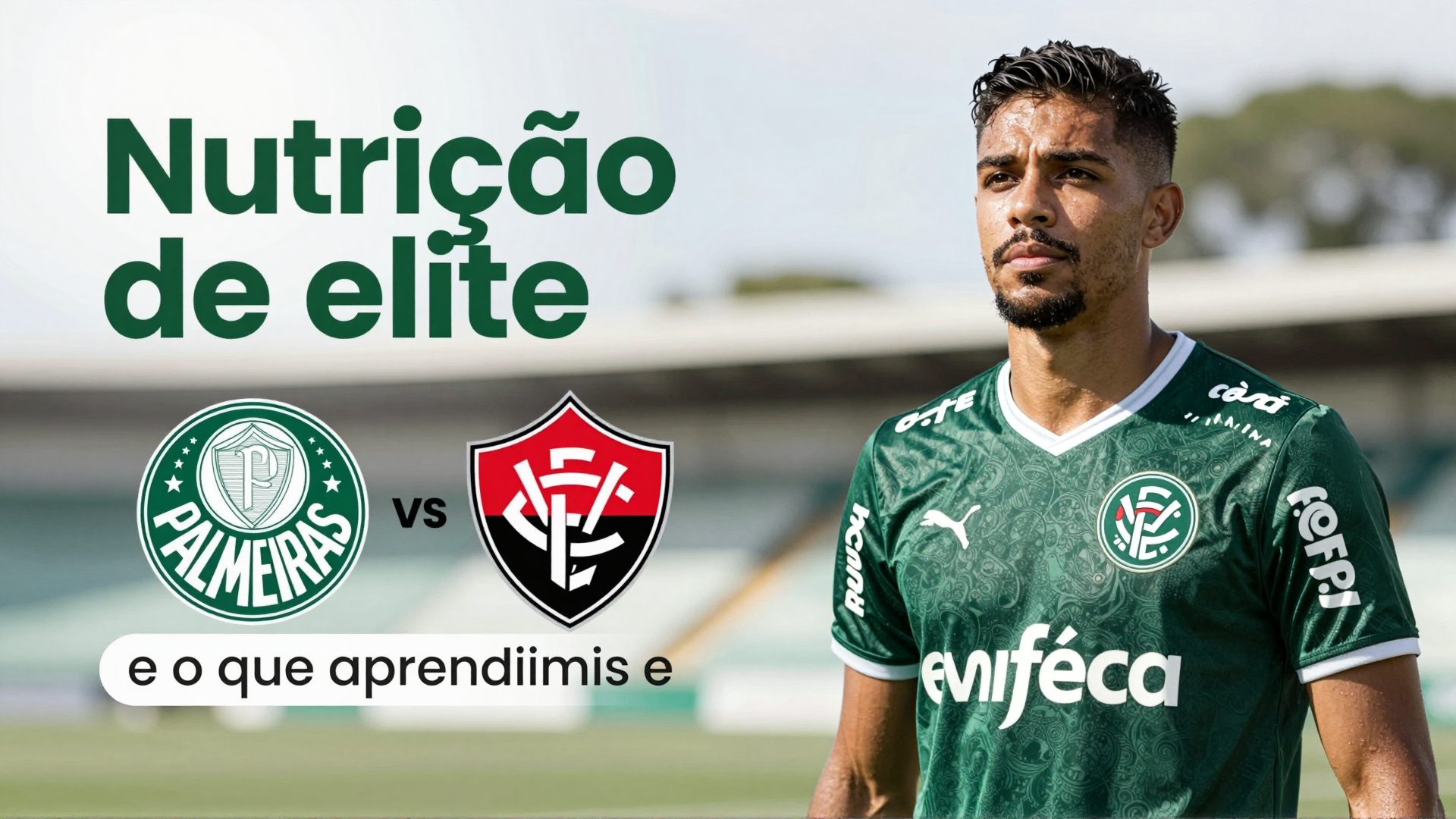 Nutrição de elite: Palmeiras vs Vitória e o que aprendemos com atletas globais