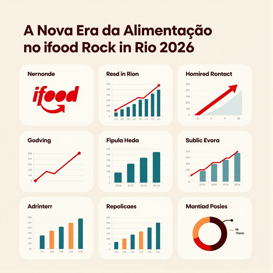 Infográfico - A Nova Era da Alimentação no iFood do Rock in Rio 2026