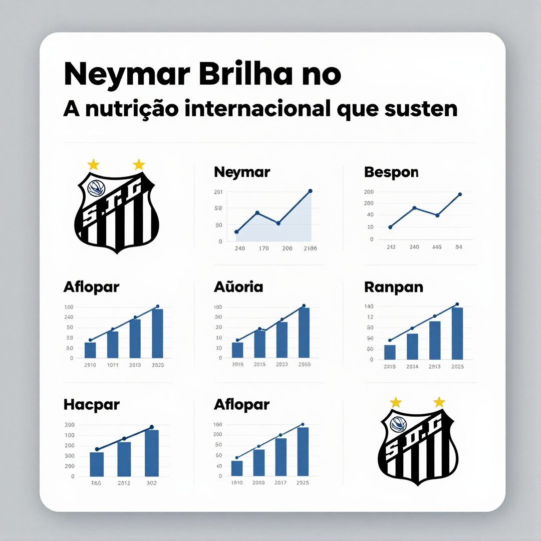 Infográfico - Neymar brilha no Santos: A nutrição internacional que sustenta a carreira do craque