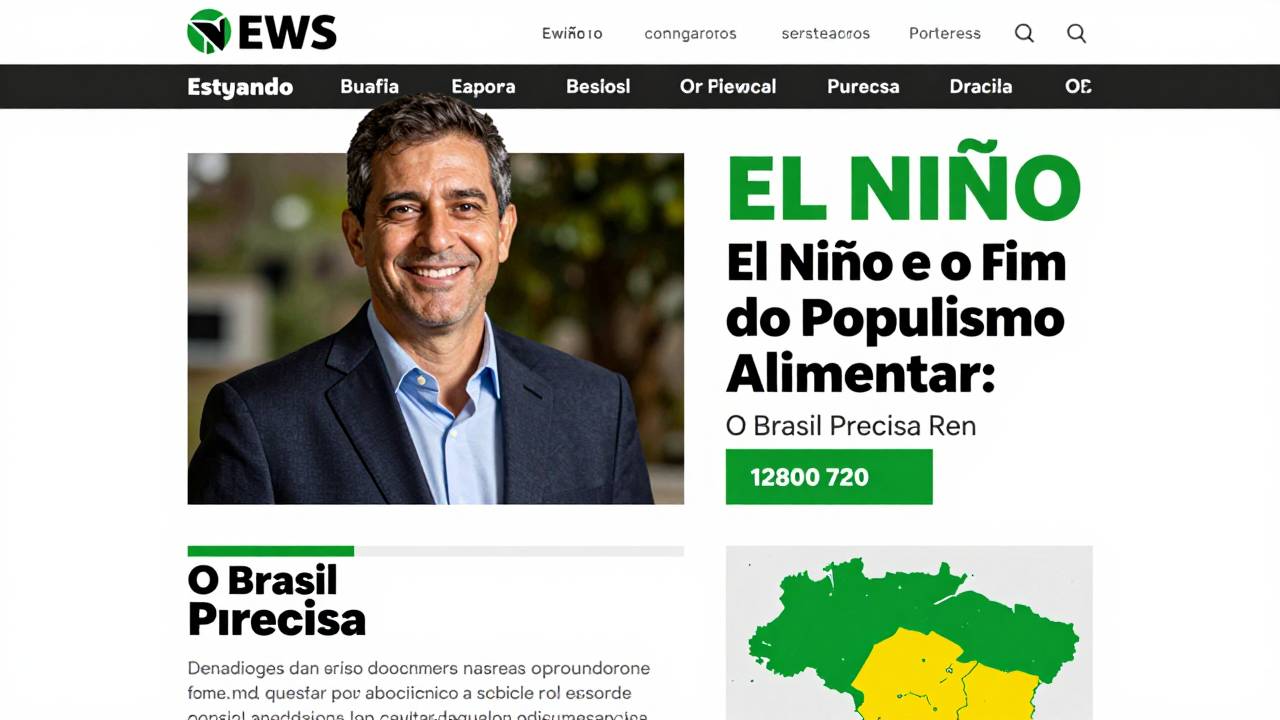 El Niño e o Fim do Populismo Alimentar: O Brasil Precisa Renovar seu Sistema de Nutrição