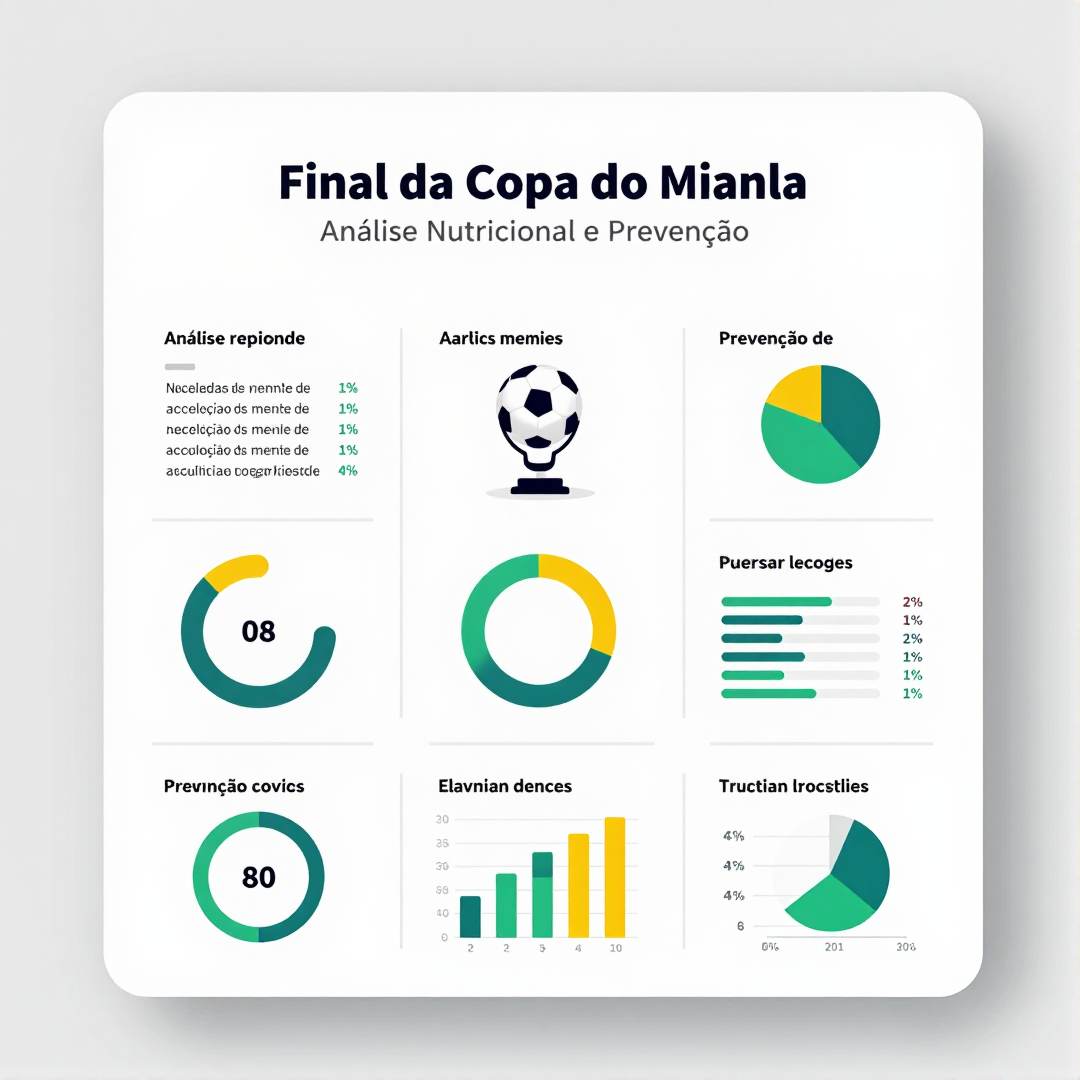 Infográfico - Final da Copa do Mundo: Análise Nutricional e Prevenção de Saúde na Disputa entre Espanha e Argentina