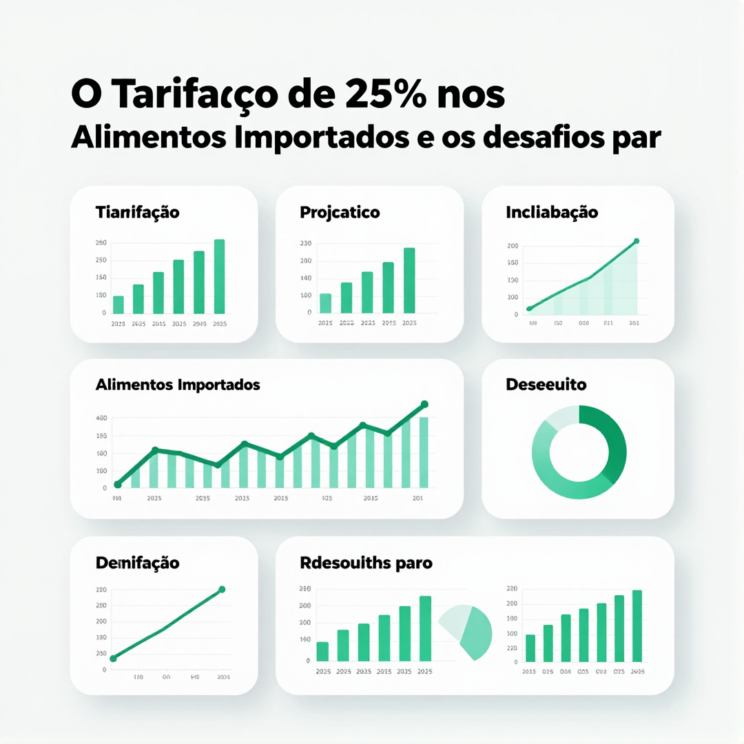 Infográfico - O Tarifaço de 25% nos Alimentos Importados e os Desafios para a Nutrição Preventiva no Brasil