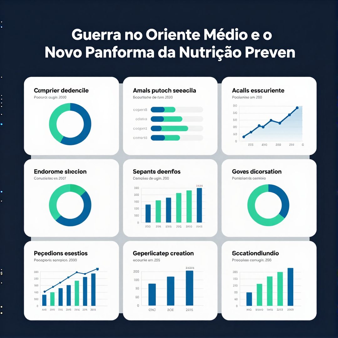 Infográfico - Guerra no Oriente Médio e o Novo Panorama da Nutrição Preventiva Internacional