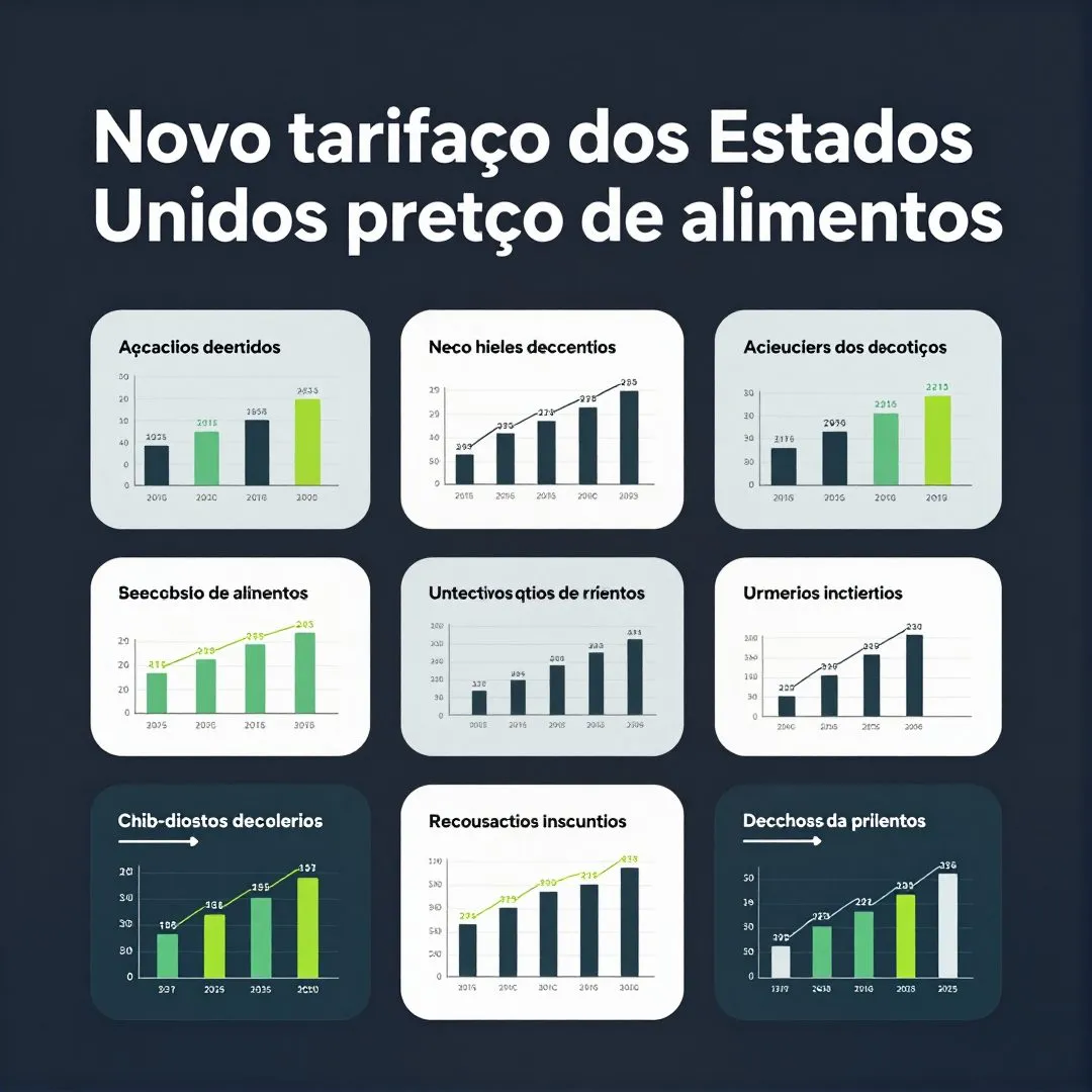 Infográfico - Novo tarifaço dos Estados Unidos impacta preço de alimentos e saúde preventiva no Brasil