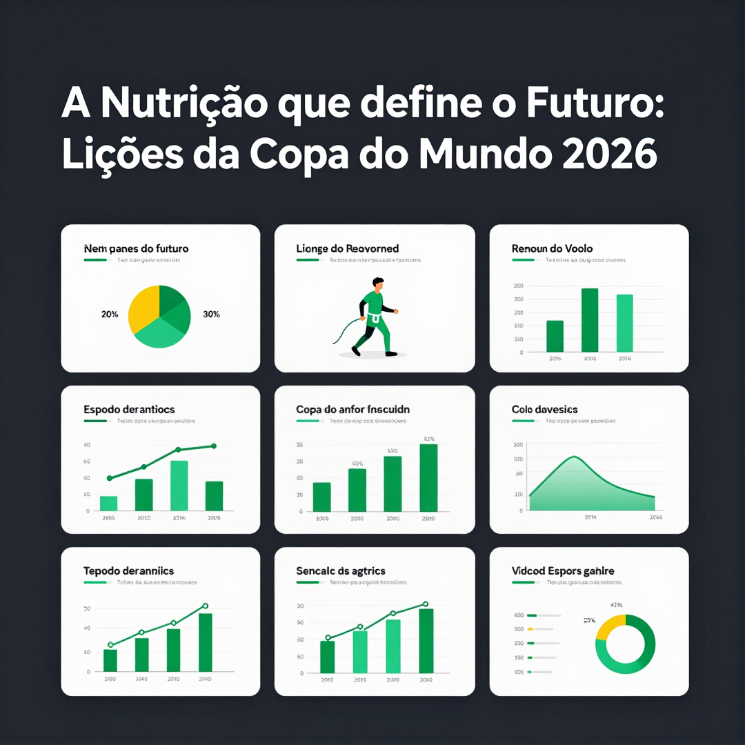 Infográfico - A Nutrição que Define o Futuro: Lições da Copa do Mundo 2026 para a Saúde Global
