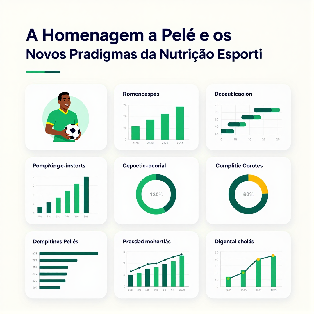 Infográfico - A Homenagem a Pelé e os Novos Paradigmas da Nutrição Esportiva na Era Pós-Copa