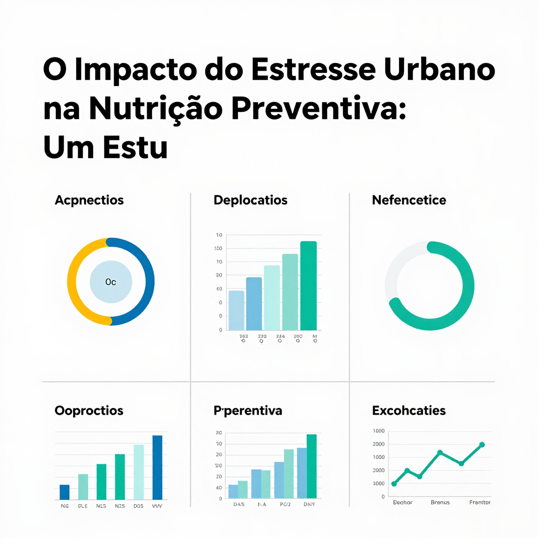 Infográfico - O Impacto do Estresse Urbano na Nutrição Preventiva: Um Estudo Comparativo entre Cidades Brasileiras e Europeias