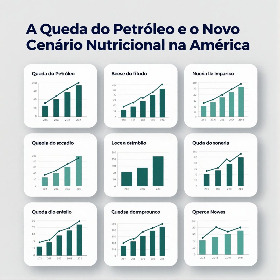 Infográfico - A Queda do Petróleo e o Novo Cenário Nutricional na América Latina: Impactos na Dieta e Saúde Preventiva