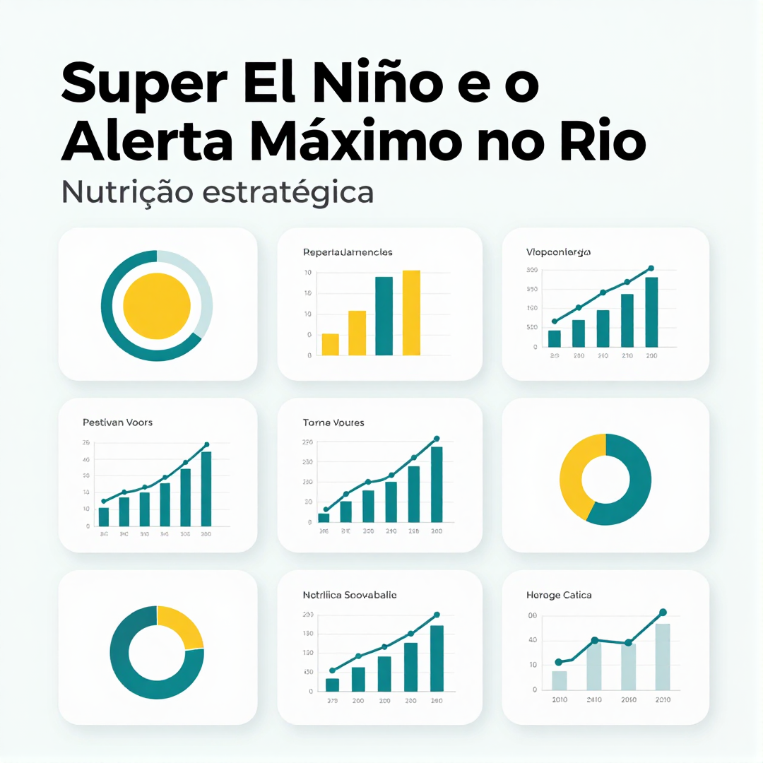 Infográfico - Super El Niño e o Alerta Máximo no Rio: Nutrição Estratégica para Combater o Calor Extremo