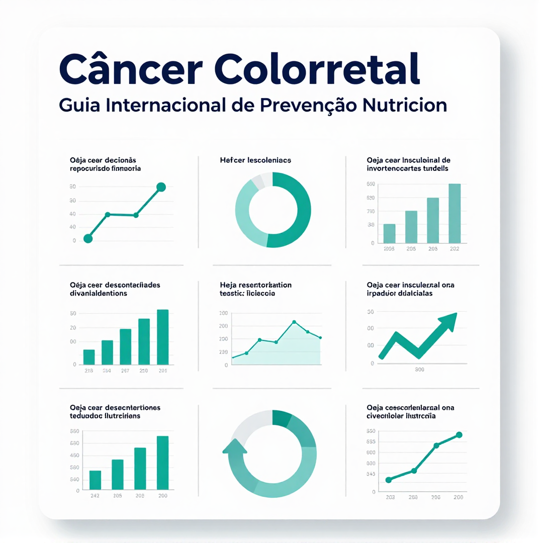 Infográfico - Câncer Colorretal: Guia Internacional de Prevenção Nutricional e Rastreamento Precoce