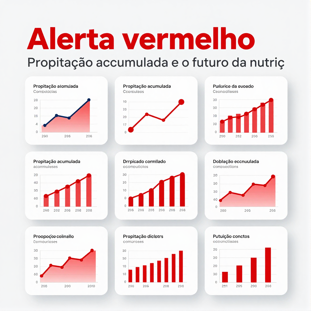 Infográfico - Alerta vermelho: precipitação acumulada e o futuro da nutrição global