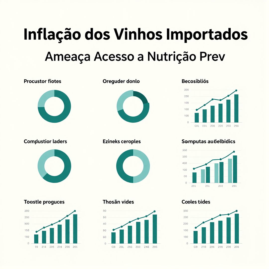 Infográfico - Inflação dos Vinhos Importados Ameaça Acesso a Nutrição Preventiva no Brasil