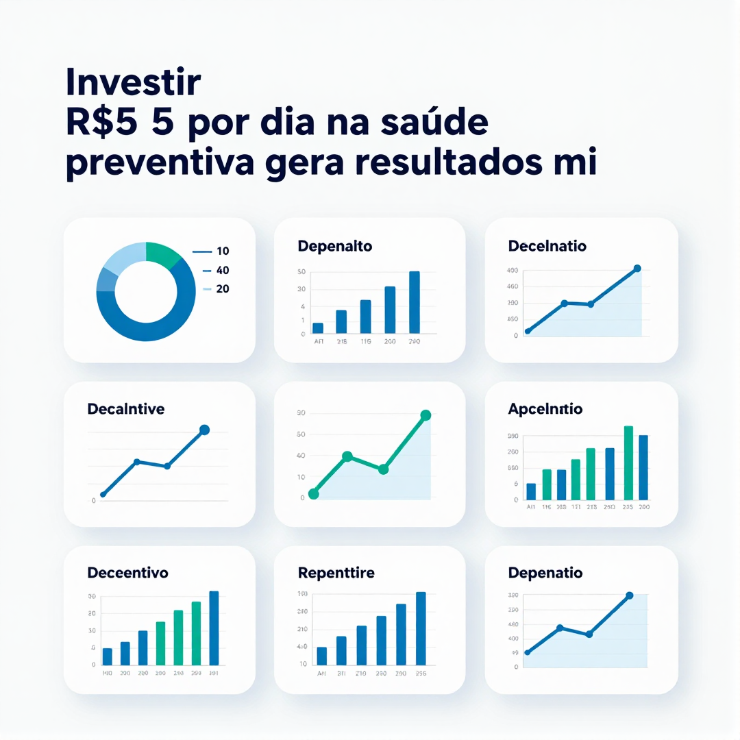 Infográfico - Investir R$ 5 por dia na saúde preventiva gera resultados milionários para o corpo