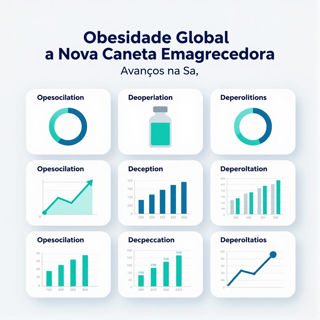 Infográfico - Obesidade Global e a Nova Caneta Emagrecedora: Avanços na Saúde Preventiva Internacional