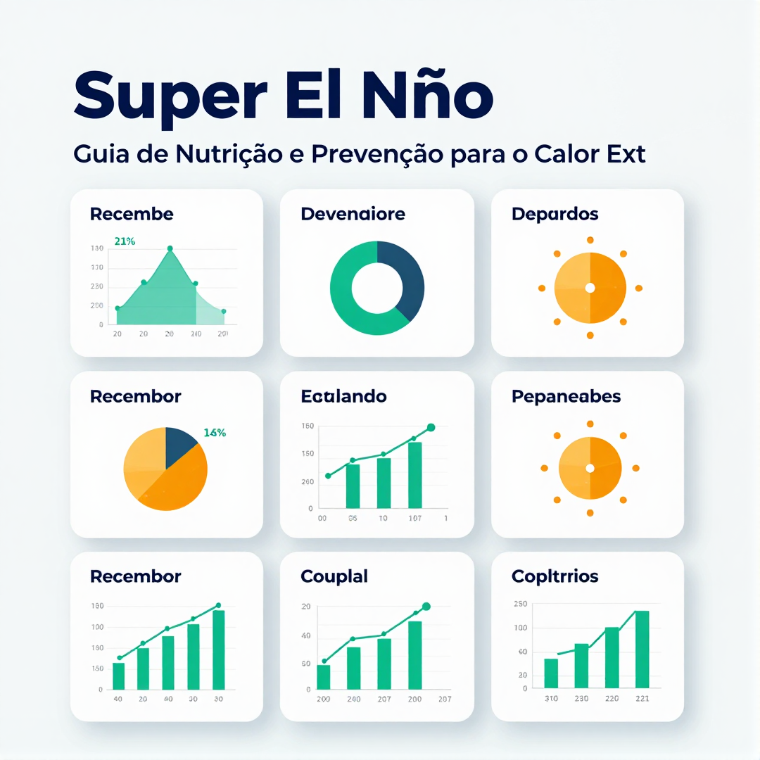Infográfico - Super El Niño: Guia de Nutrição e Prevenção para o Calor Extremo e as Chuvas no Brasil
