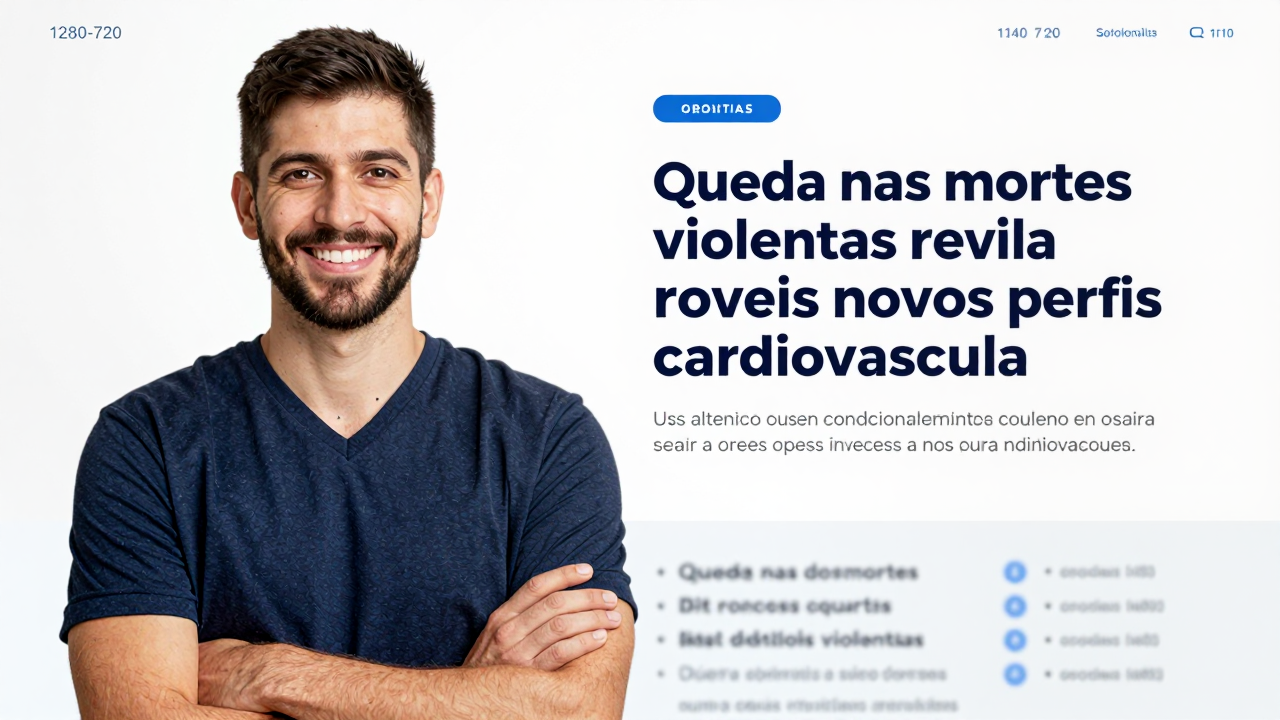 Queda nas mortes violentas revela novos perfis cardiovasculares e desafios preventivos por gênero