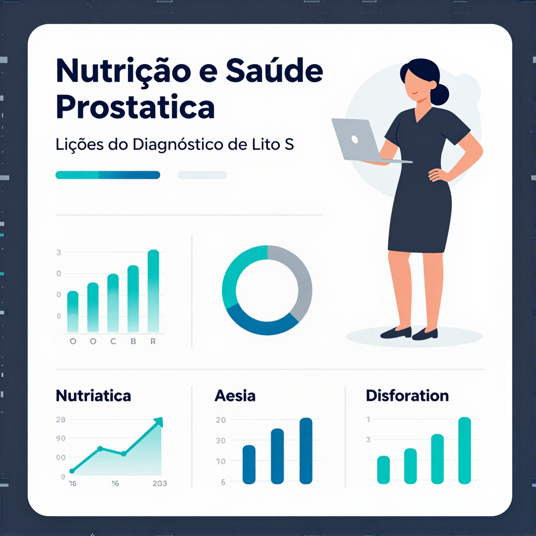 Infográfico - Nutrição e Saúde Prostática: Lições do Diagnóstico de Lito Sousa para a Prevenção Internacional