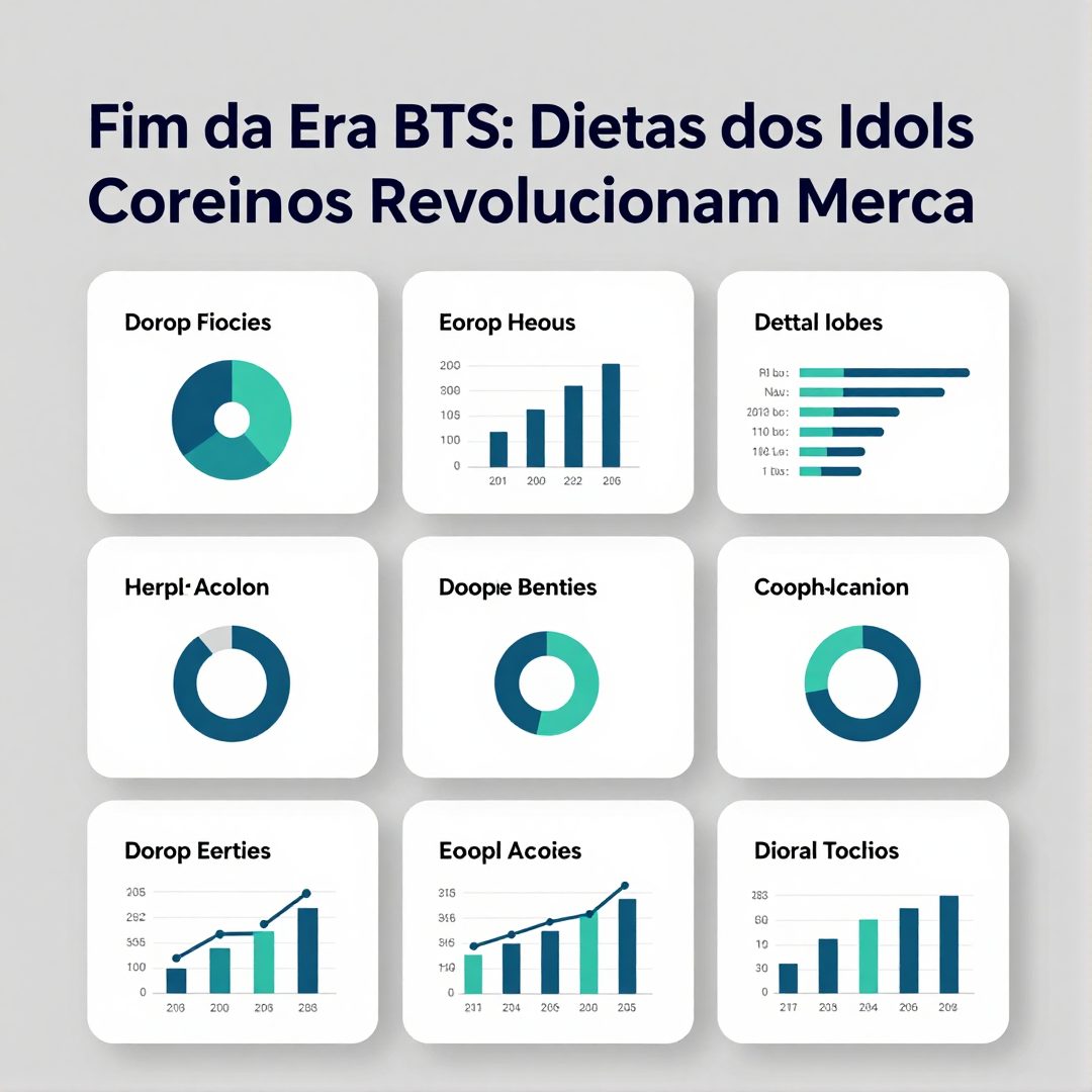 Infográfico - Fim da Era BTS: Dietas dos Idols Coreanos Revolucionam Mercado Global de Suplementos