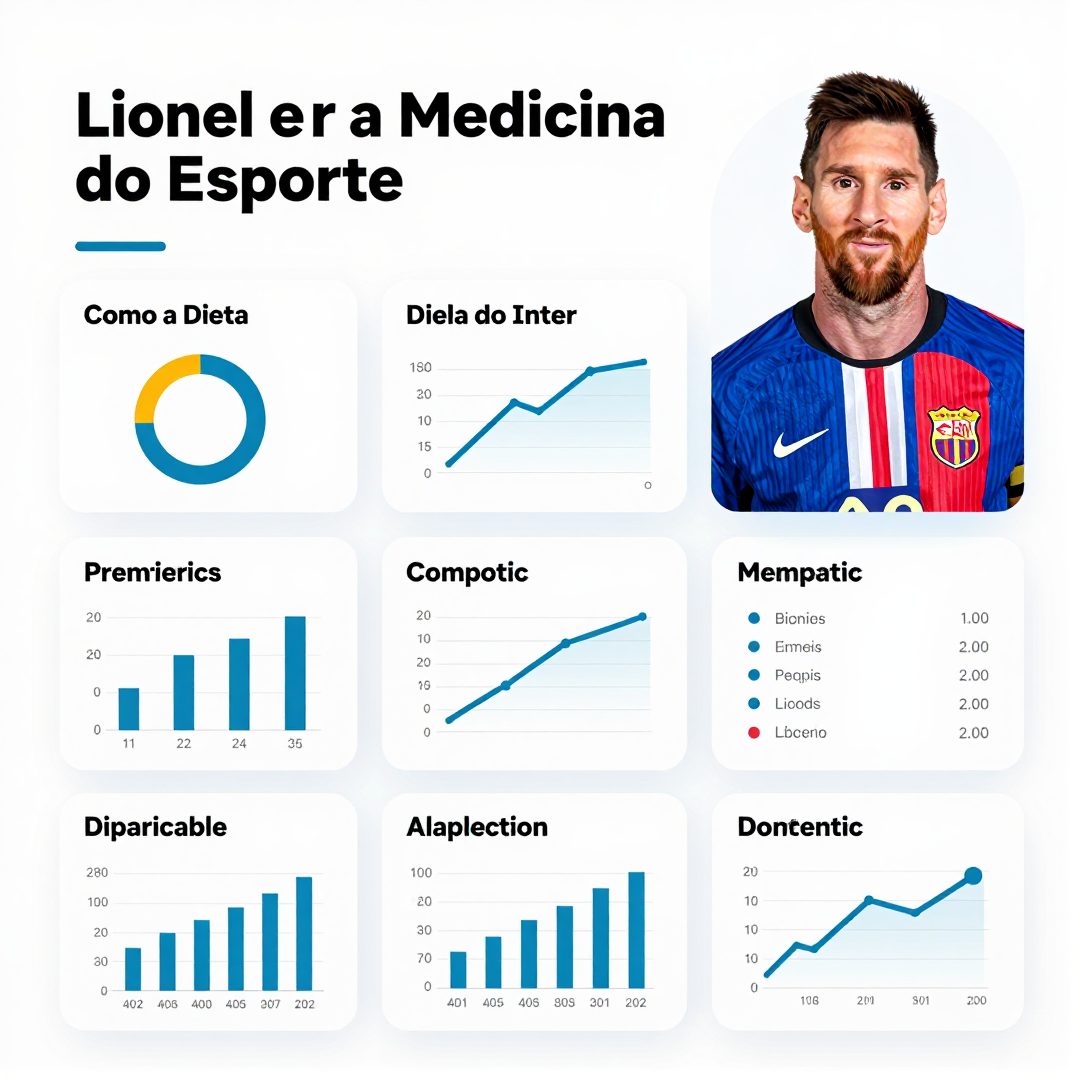 Infográfico - Lionel Messi e a Medicina do Esporte: Como a Dieta do Inter Miami Influencia a Saúde Preventiva Global