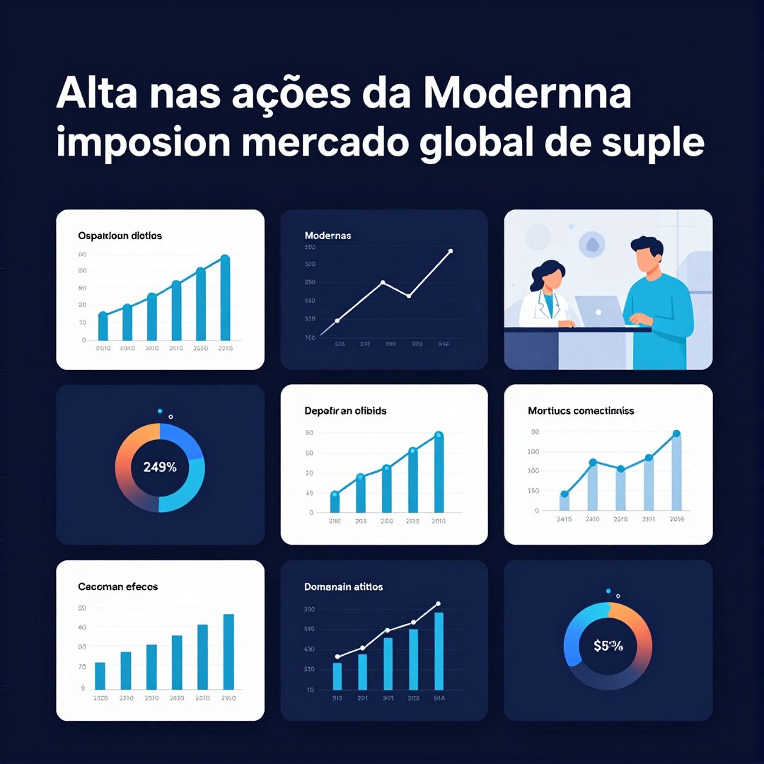 Infográfico - Alta nas ações da Moderna impulsiona mercado global de suplementos preventivos e novos hábitos alimentares