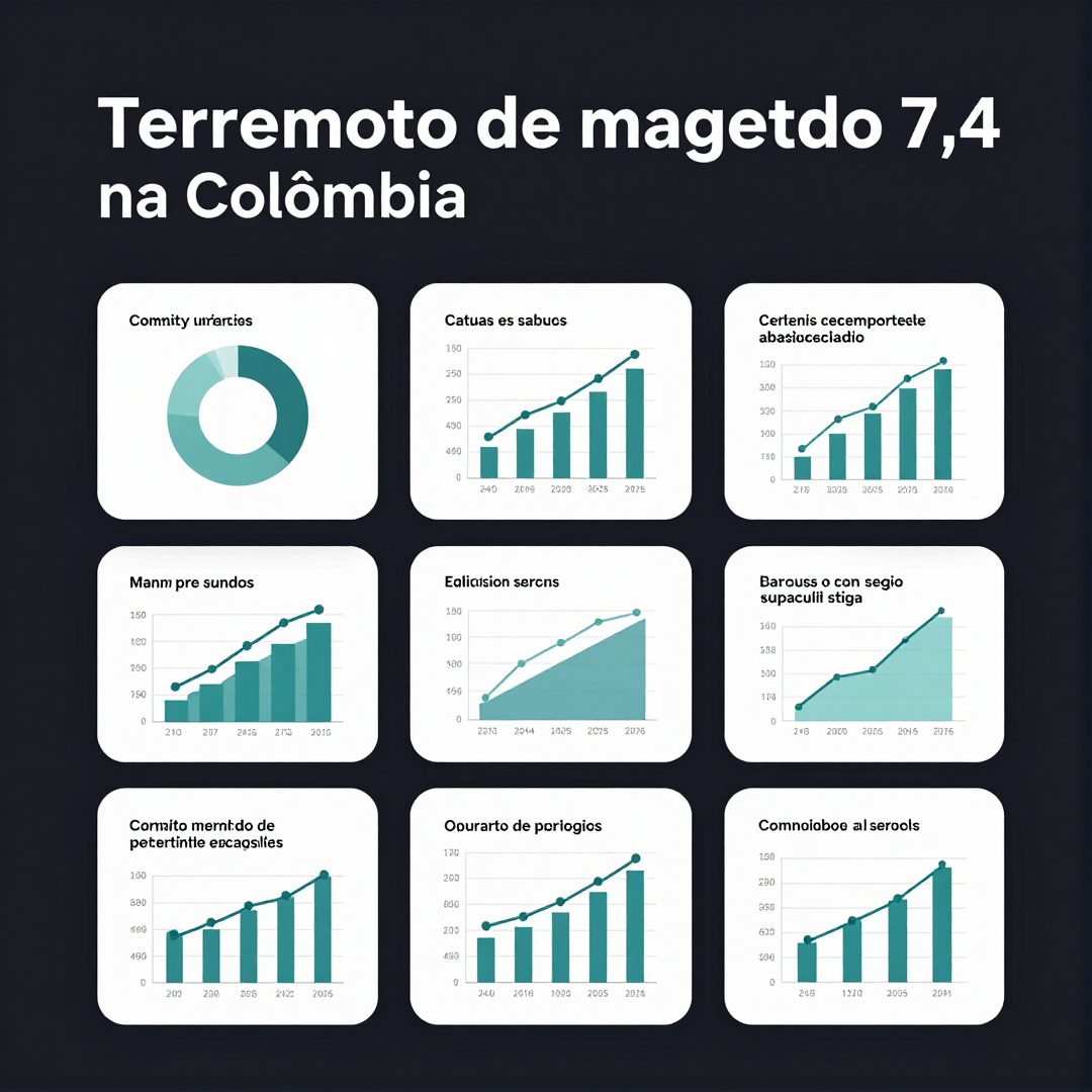 Infográfico - Terremoto de magnitude 7,4 na Colômbia compromete abastecimento de água e dispara necessidade de suplementação nutricion