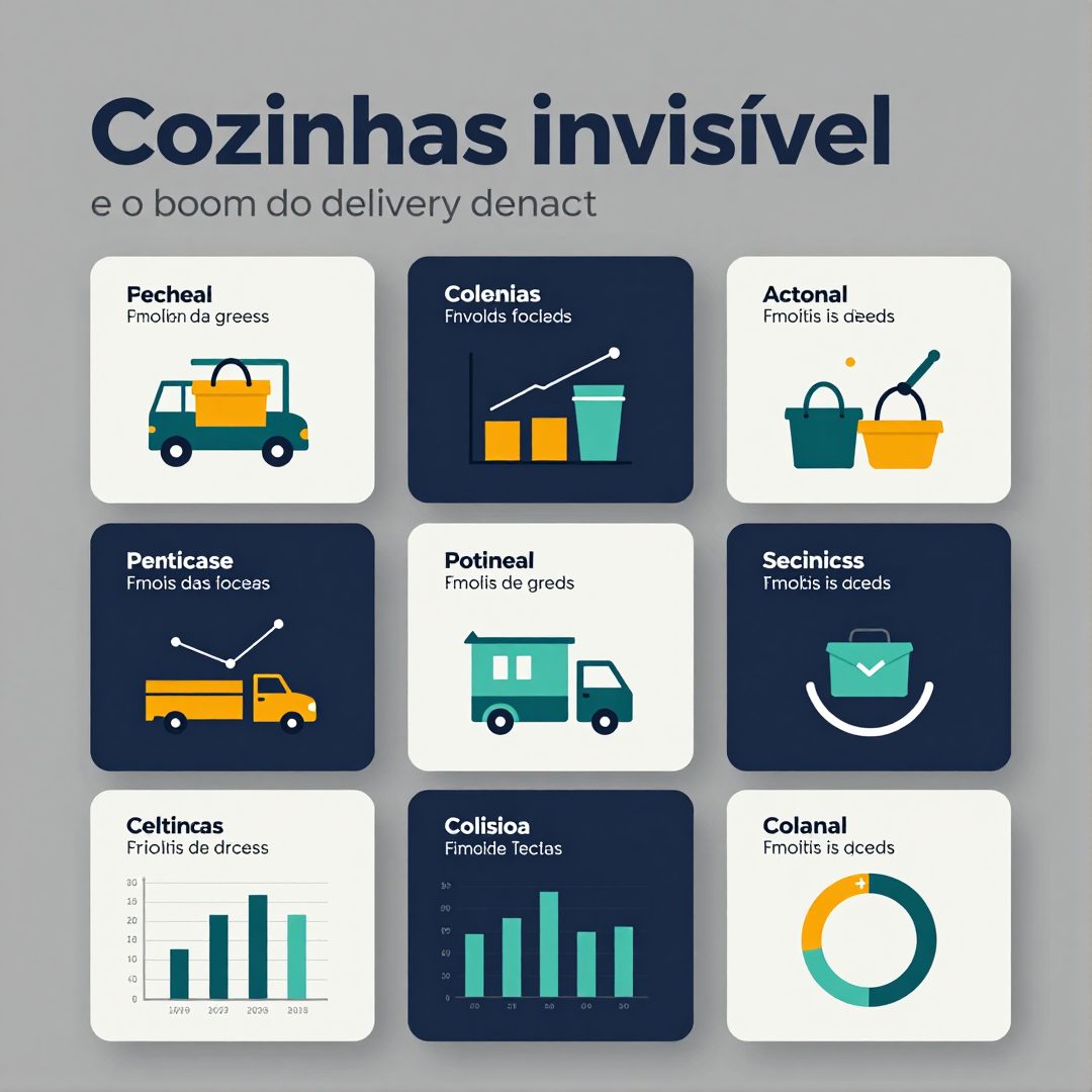 Infográfico - Cozinhas invisíveis e o boom do delivery impactam a densidade nutricional urbana