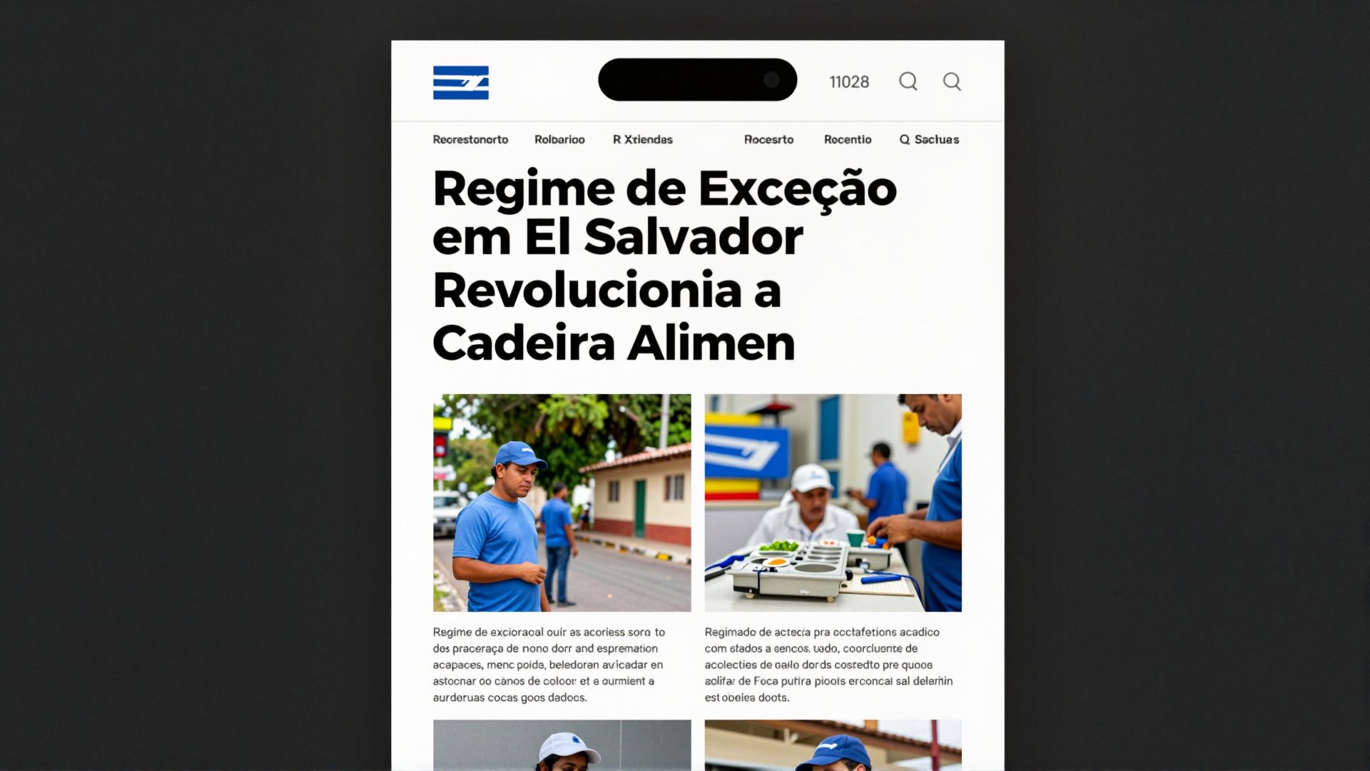 Regime de Exceção em El Salvador Revoluciona a Cadeia Alimentar e os Hábitos Nutricionais da População