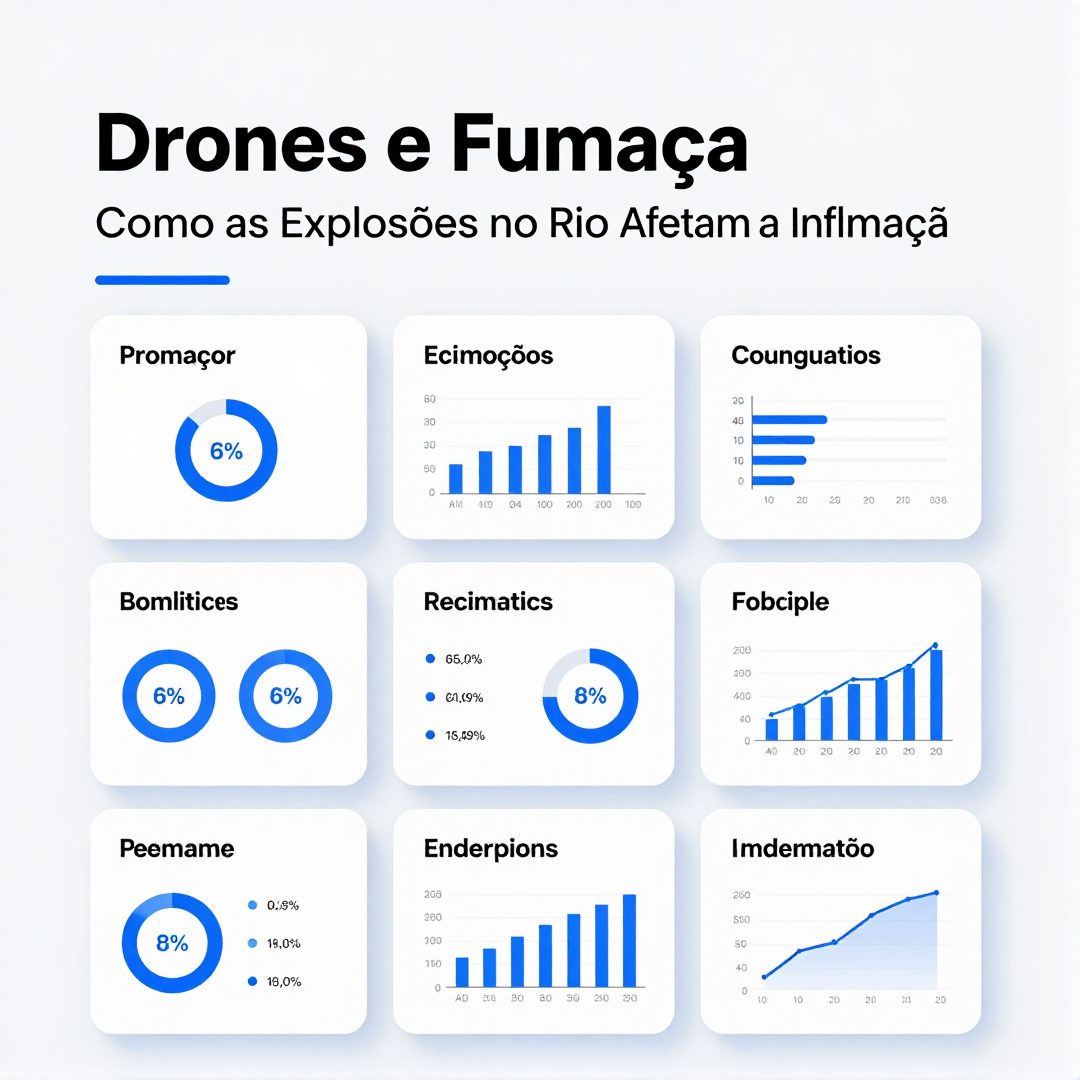 Infográfico - Drones e Fumaça: Como as Explosões no Rio Afetam a Inflamação Sistêmica e a Nutrição Preventiva