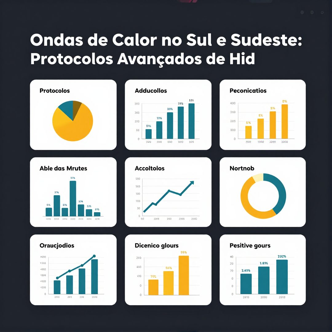 Infográfico - Ondas de Calor no Sul e Sudeste: Protocolos Avançados de Hidratação e Equilíbrio Eletrolítico para o Verão Brasileiro
