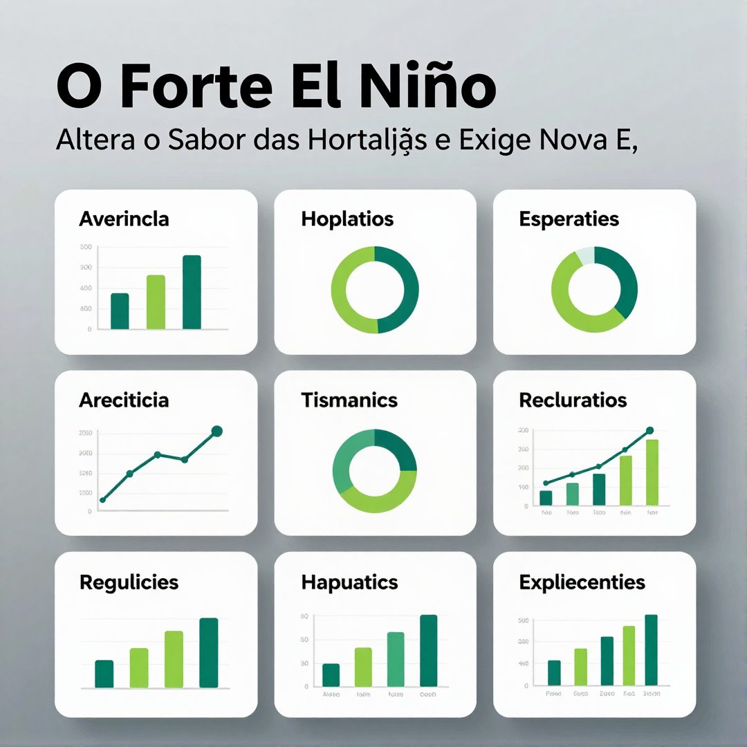 Infográfico - O Forte El Niño Altera o Sabor das Hortaliças e Exige Nova Estratégia de Alimentação no Brasil