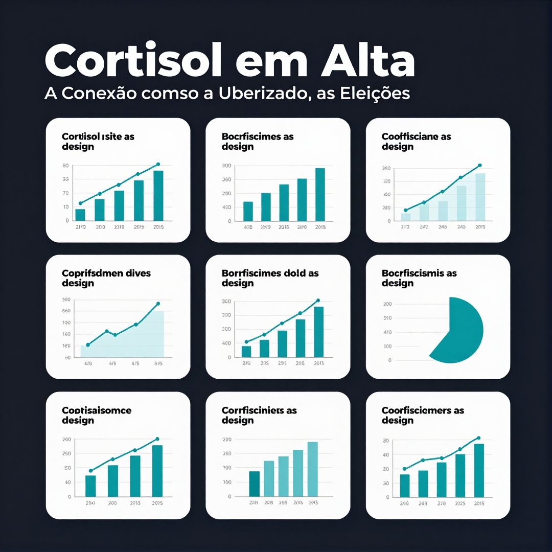 Infográfico - Cortisol em Alta: A Conexão entre a Uberização, as Eleições no RJ e o Estresse Urbano