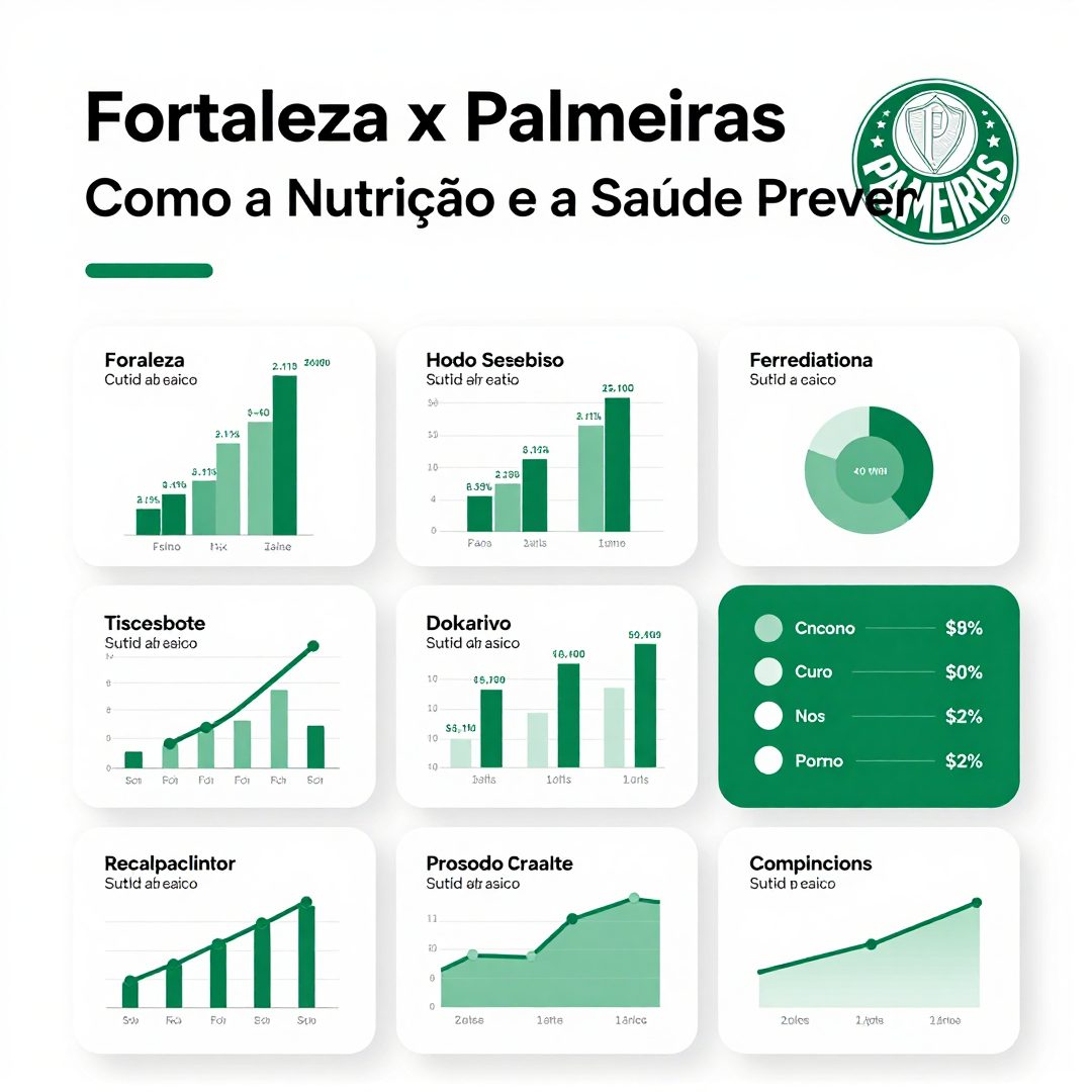 Infográfico - Fortaleza x Palmeiras: Como a Nutrição e a Saúde Preventiva Moldam o Futuro do Futebol Internacional