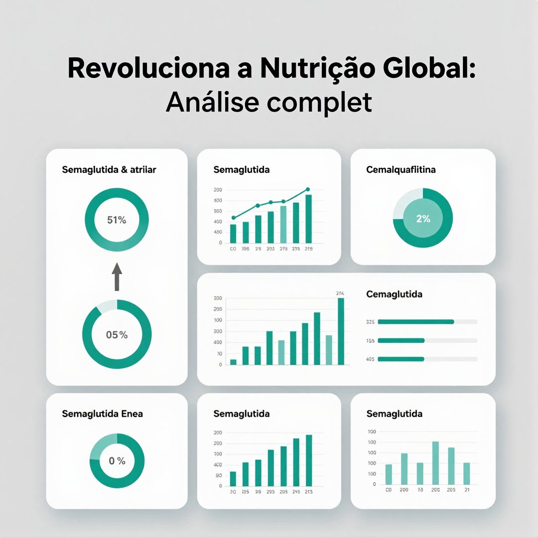 Infográfico - A Semaglutida Revoluciona a Nutrição Global: Análise Completa sobre as Novas Canetas e o Impacto na Saúde Preventiva