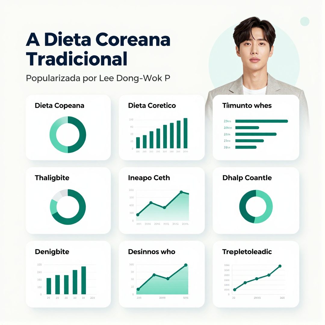 Infográfico - A Dieta Coreana Tradicional Popularizada por Lee Dong-Wook Promove Longevidade e Reduz Inflamação em Pacientes Brasileir