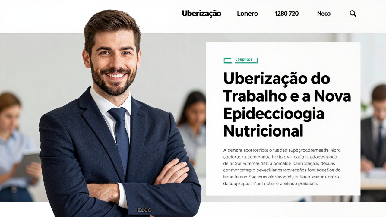 A Uberização do Trabalho e a Nova Epidemiologia Nutricional