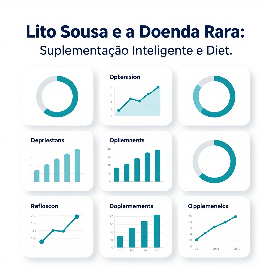 Infográfico - Lito Sousa e a Doença Rara: Suplementação Inteligente e Dieta Preventiva no Tratamento Experimental