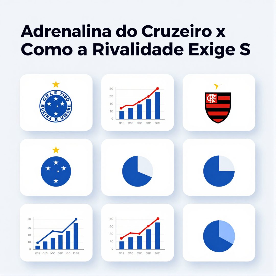 Infográfico - Adrenalina do Cruzeiro x Flamengo: Como a Rivalidade Exige Suplementação e Nutrição para Recuperação Rápida