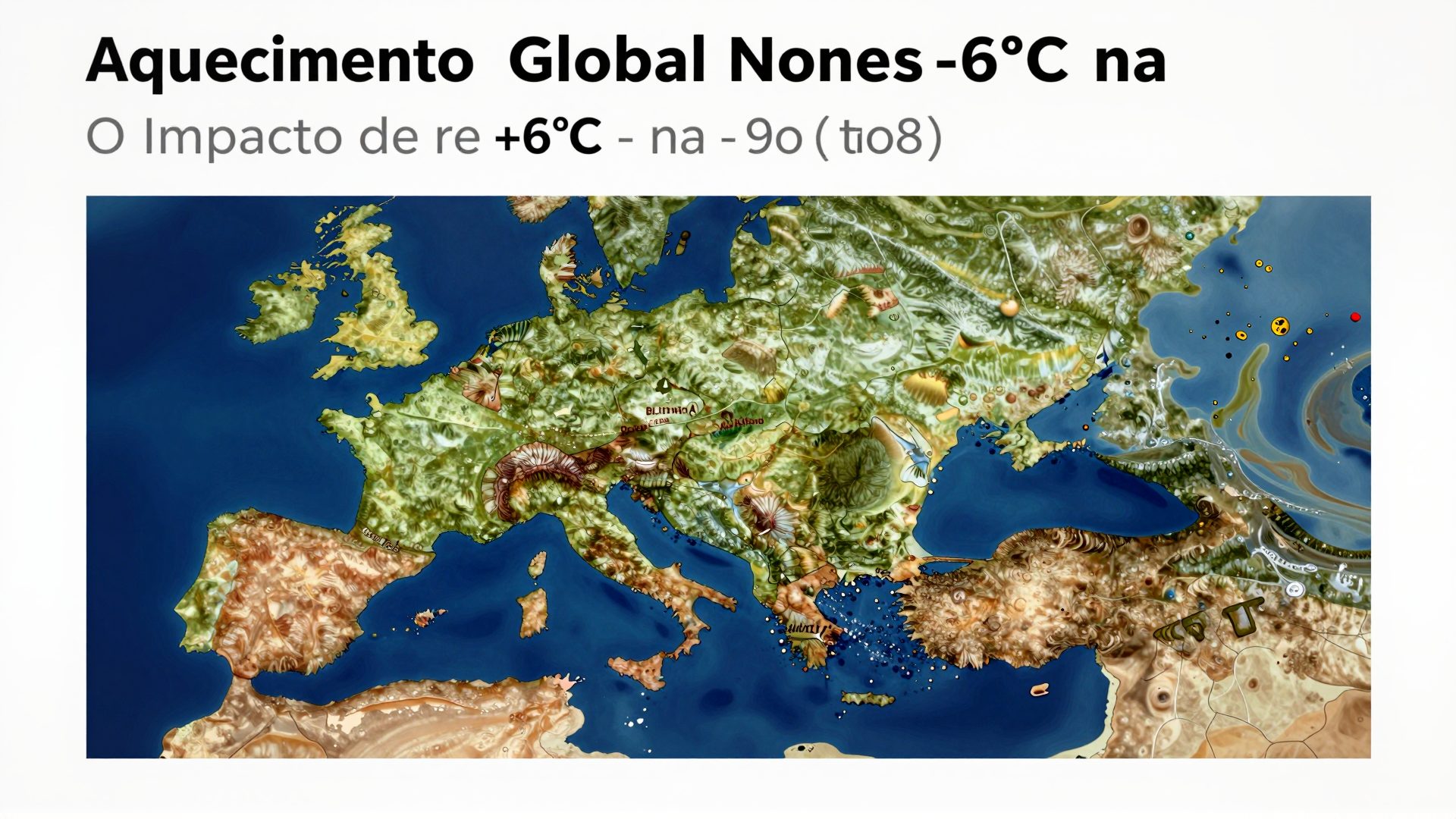 Aquecimento Global nos Mares Europeus: O Impacto de +6°C na Nutrição e Saúde Preventiva