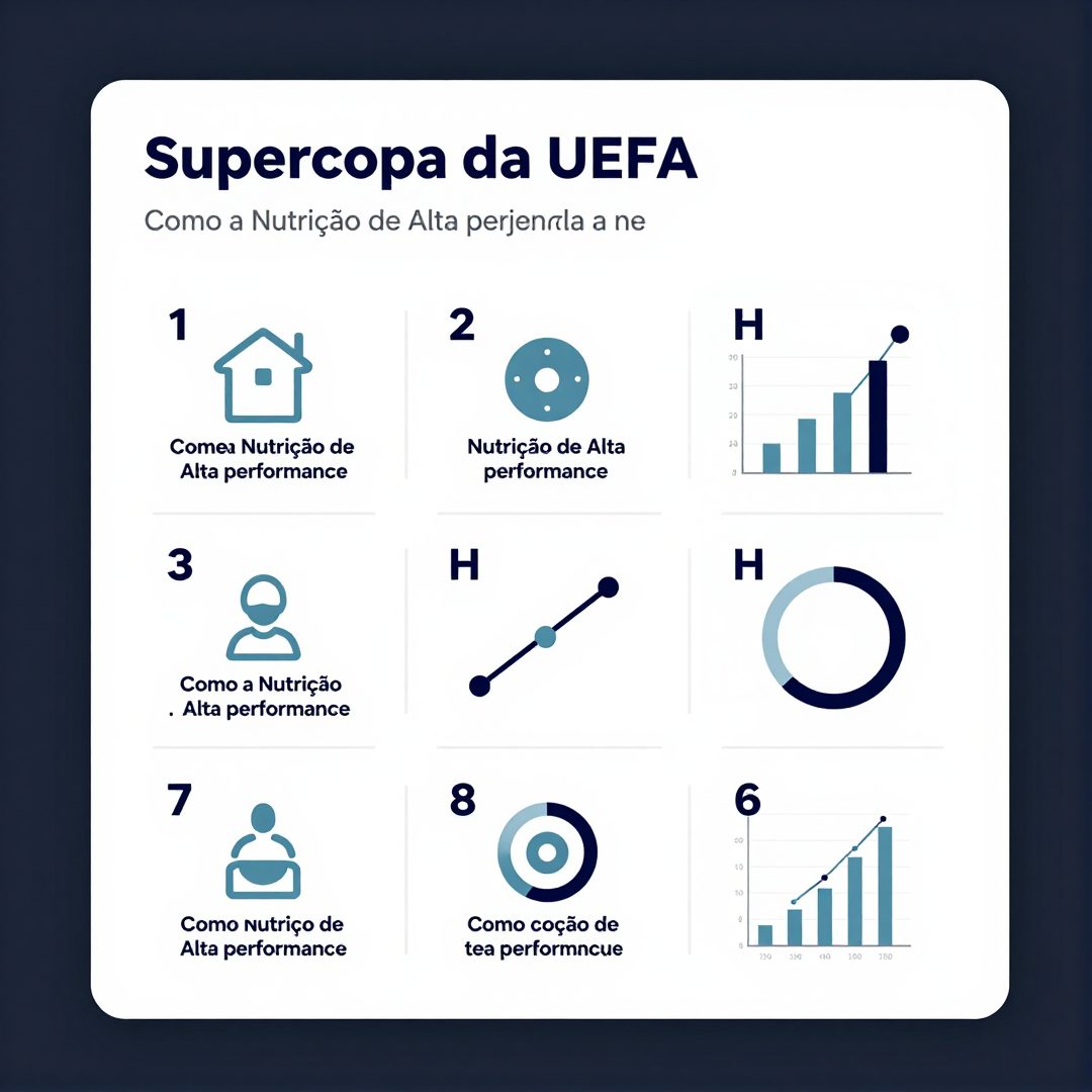Infográfico - Supercopa da UEFA: Como a Nutrição de Alta Performance e a Hidratação Inteligente Determinam o Sucesso no Campo