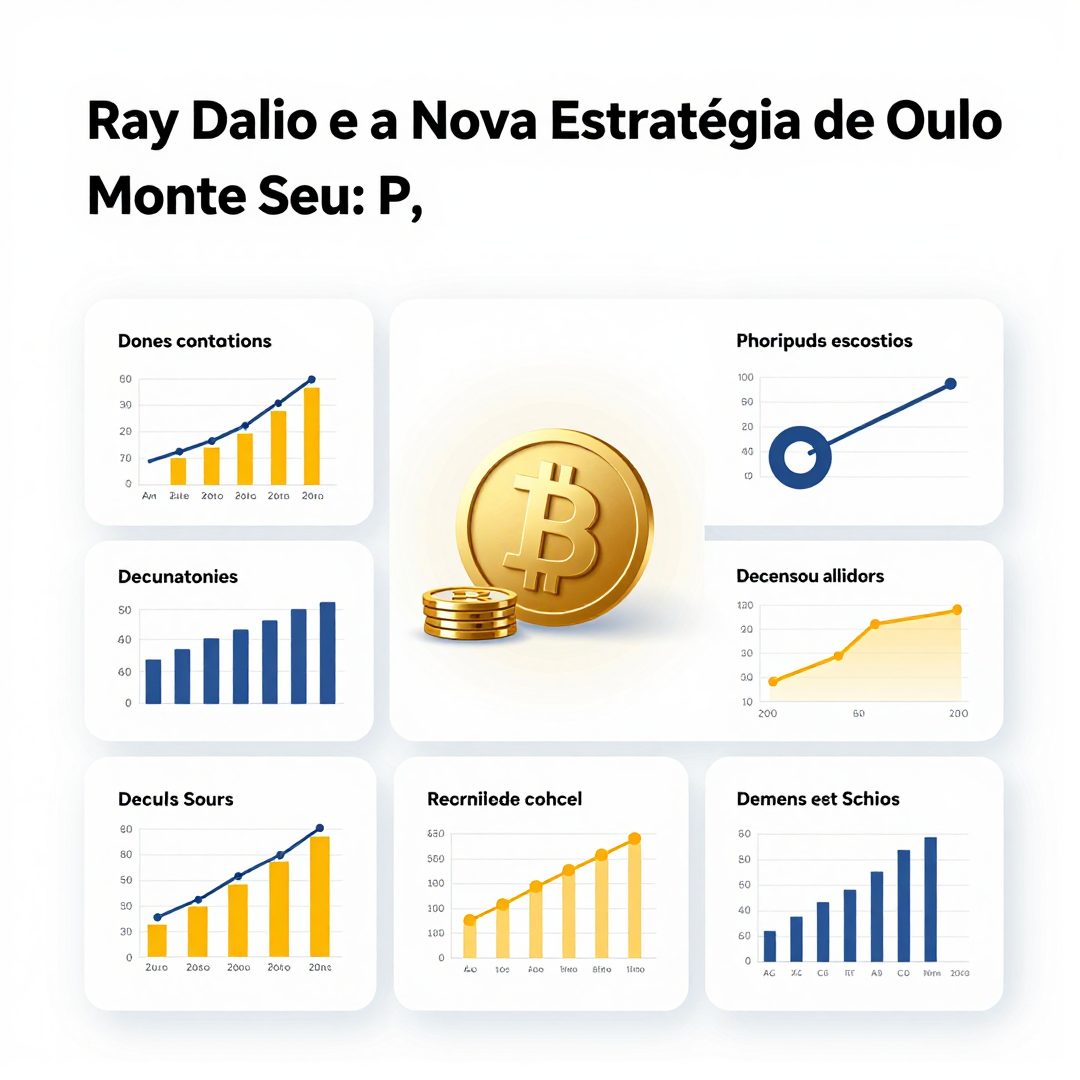 Infográfico - Ray Dalio e a Nova Estratégia de Ouro e Bitcoin: Monte Seu Portfólio Alimentar para Longevidade