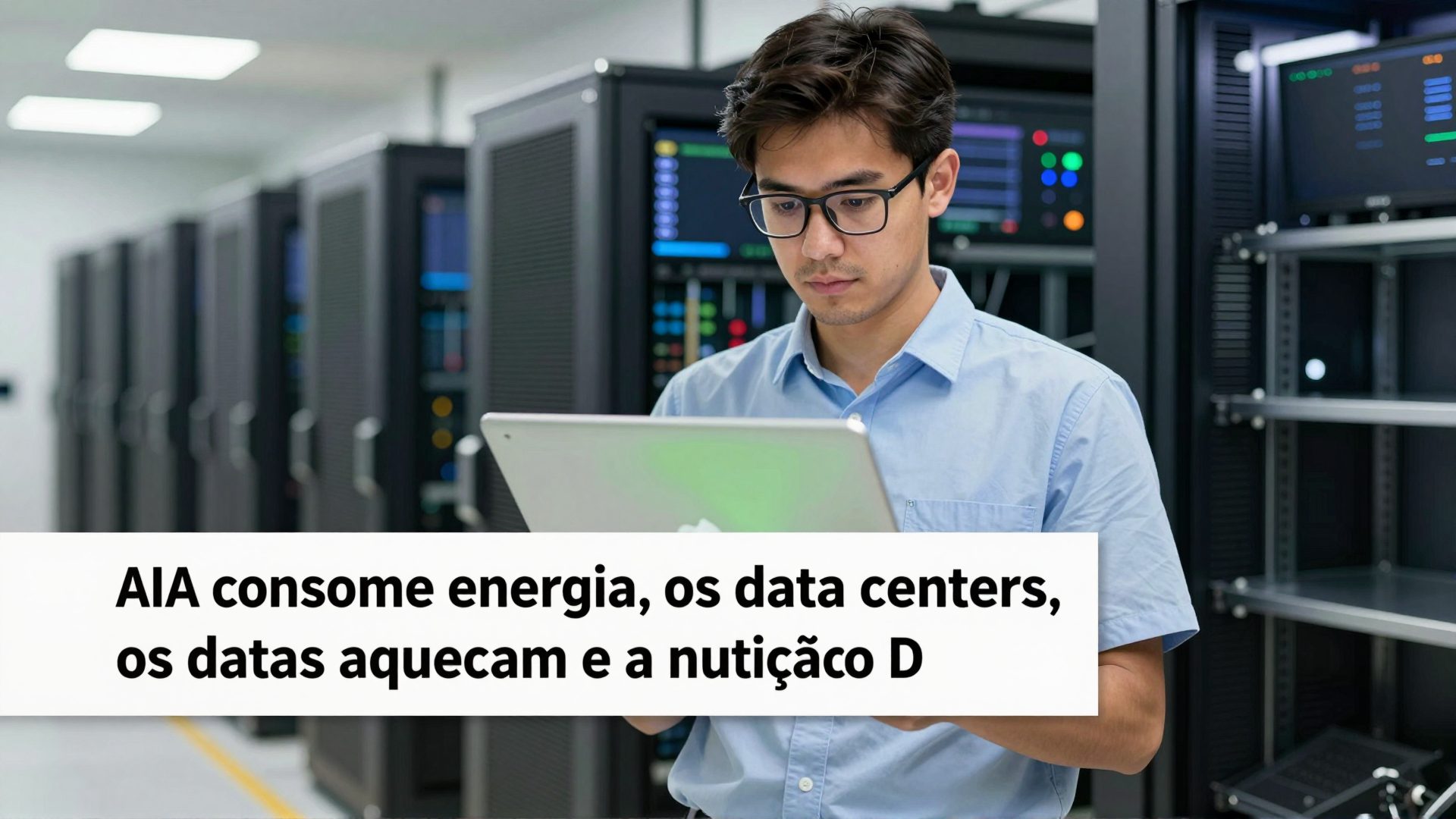 A IA consome energia, os data centers aquecem e a nutrição digital precisa se adaptar