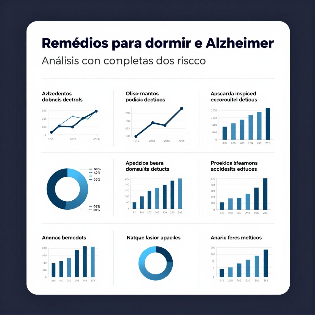 Infográfico - Remédios para dormir e Alzheimer: análise completa dos riscos e benefícios para sua saúde neurológica