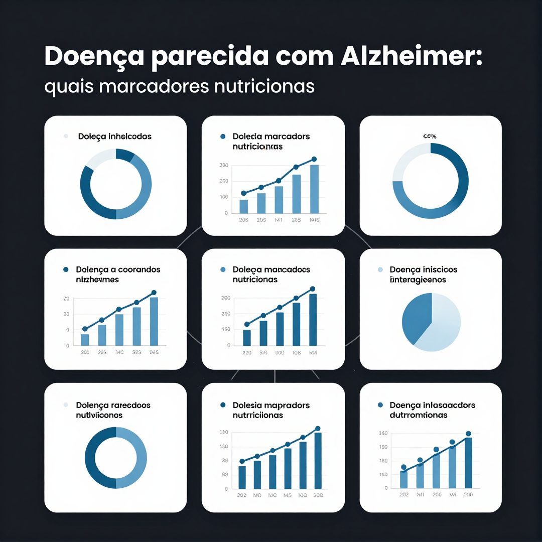 Infográfico - Doença parecida com Alzheimer: quais marcadores nutricionais aceleram o diagnóstico precoce?