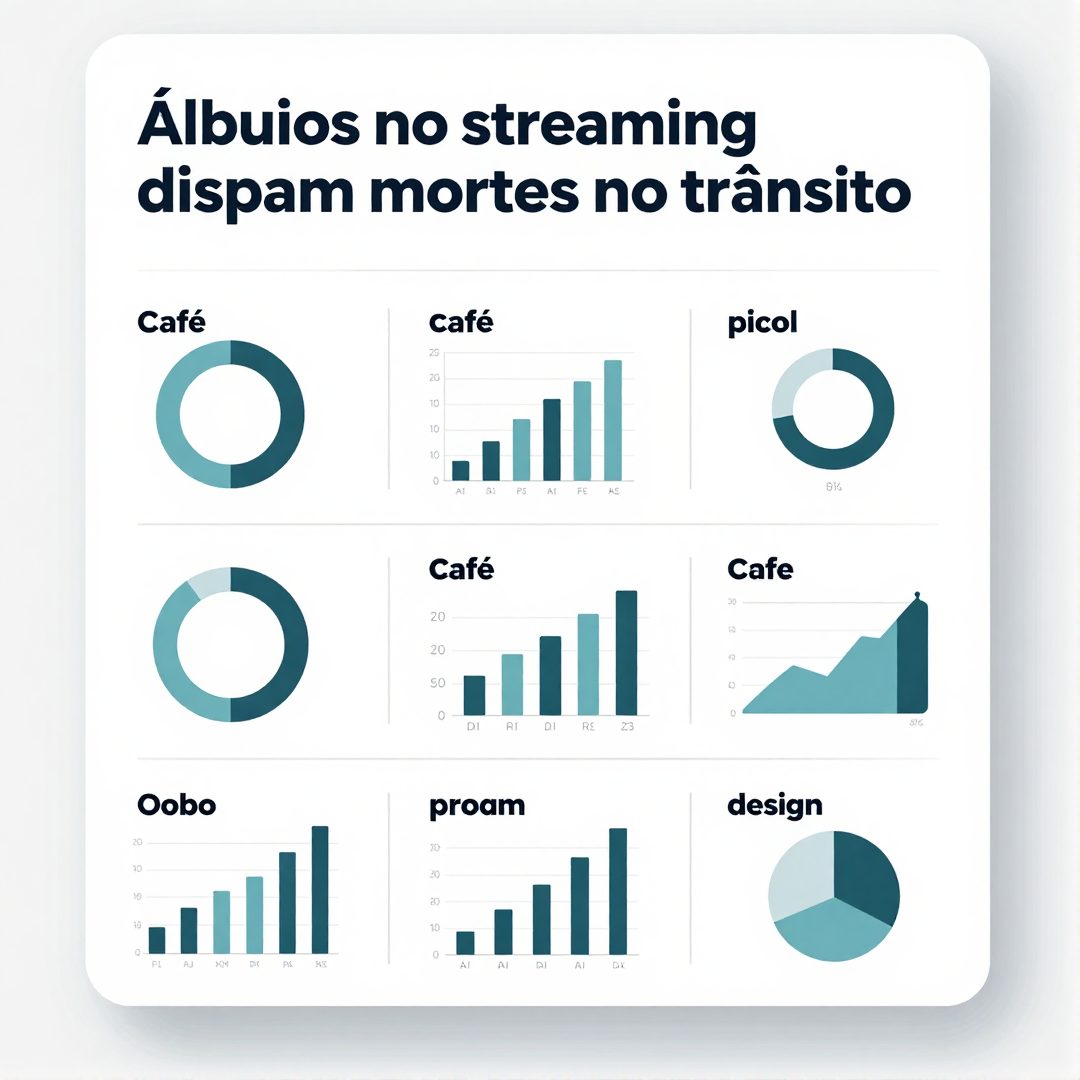 Infográfico - Álbuns no streaming disparam mortes no trânsito: café, picolés e lanches para motoristas noturnos
