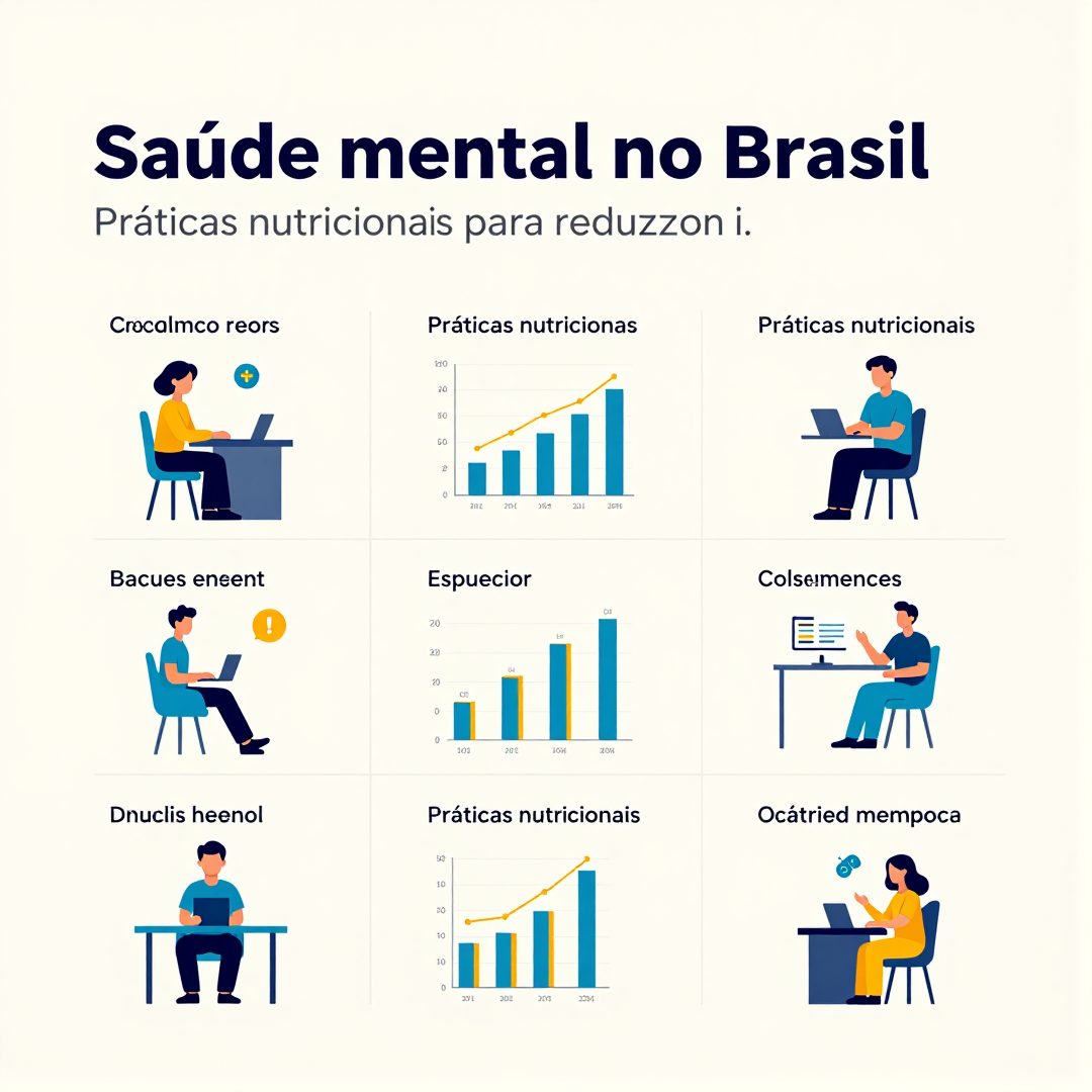 Infográfico - Saúde mental no Brasil: práticas nutricionais para reduzir irritabilidade e melhorar o sono
