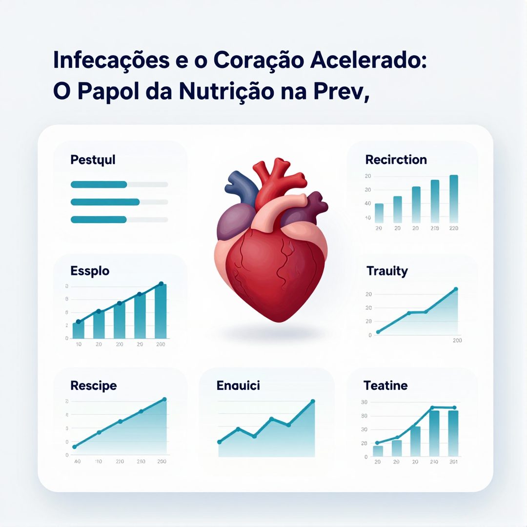 Infográfico - Infecções e o Coração Acelerado: O Papel da Nutrição na Prevenção de Complicações Cardiovasculares
