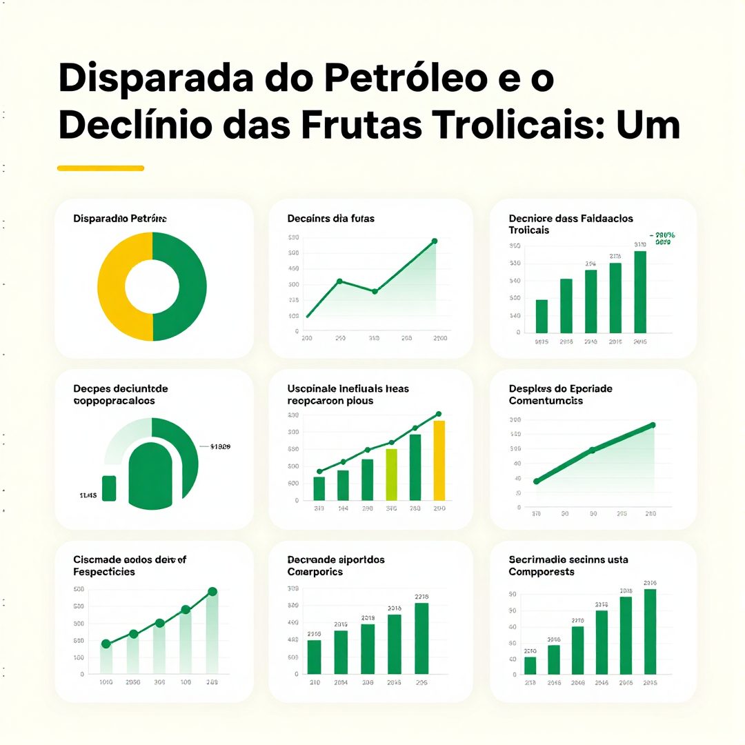 Infográfico - Disparada do Petróleo e o Declínio das Frutas Tropicais: Um Golpe na Nutrição Preventiva